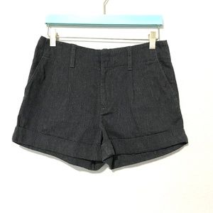 Bullhead Women’s Cuffed Trouser Shorts Dark Grey 3